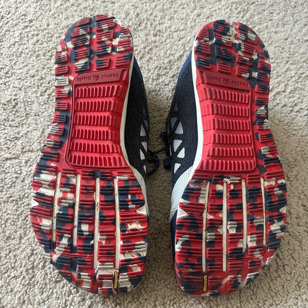 Reebok CrossFit nano Navy and White Athletic Shoes - Picture 3 of 3